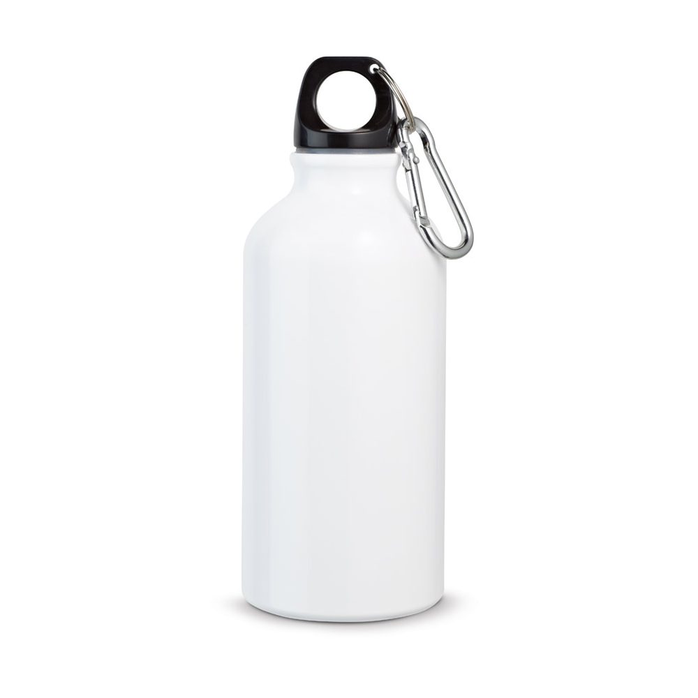 Gourde aluminium 400 ml, coloris Blanc