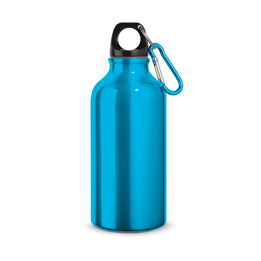Gourde aluminium 400 ml, coloris Bleu clair