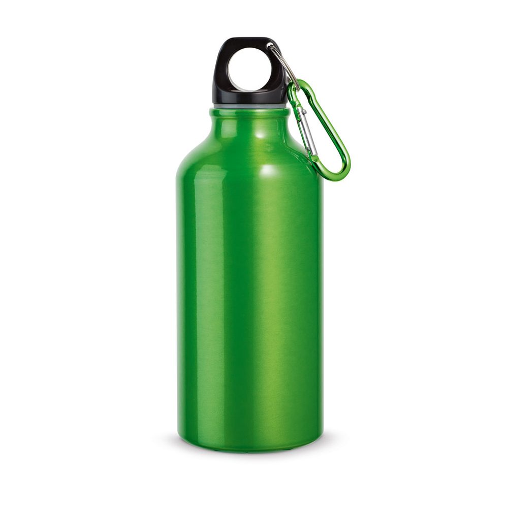 Gourde aluminium 400 ml, coloris Vert clair
