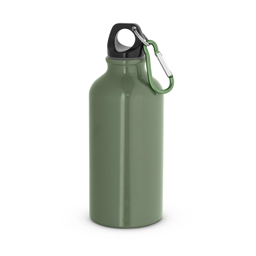 Gourde aluminium 400 ml, coloris Vert kaki