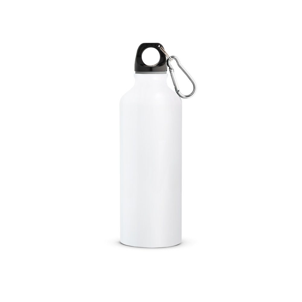 Gourde aluminium recyclé 530 ml, coloris Blanc