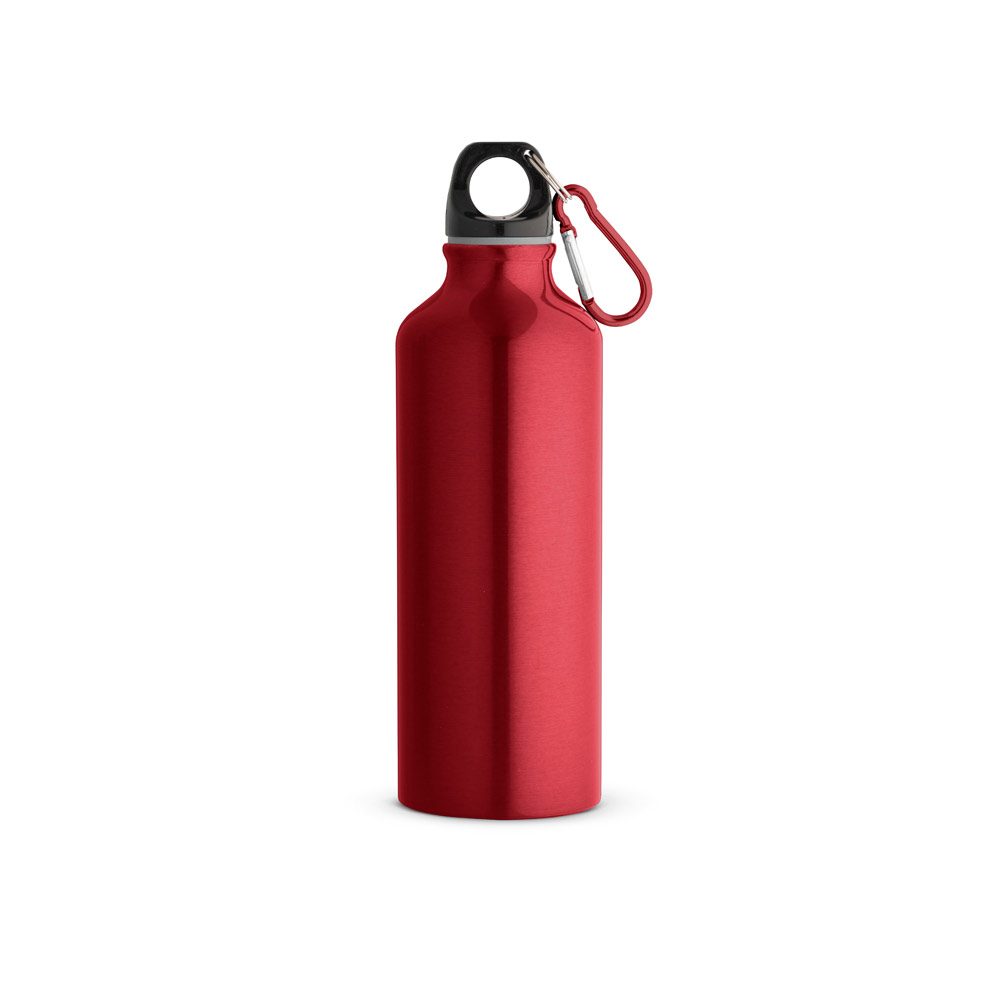 Gourde aluminium recyclé 530 ml, coloris Rouge