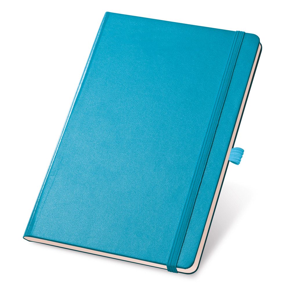 Carnet A5 ligné personnalisable, coloris Bleu clair