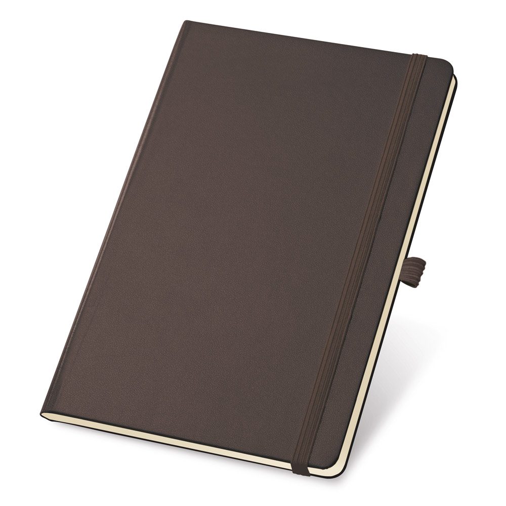 Carnet A5 ligné, coloris Marron foncé