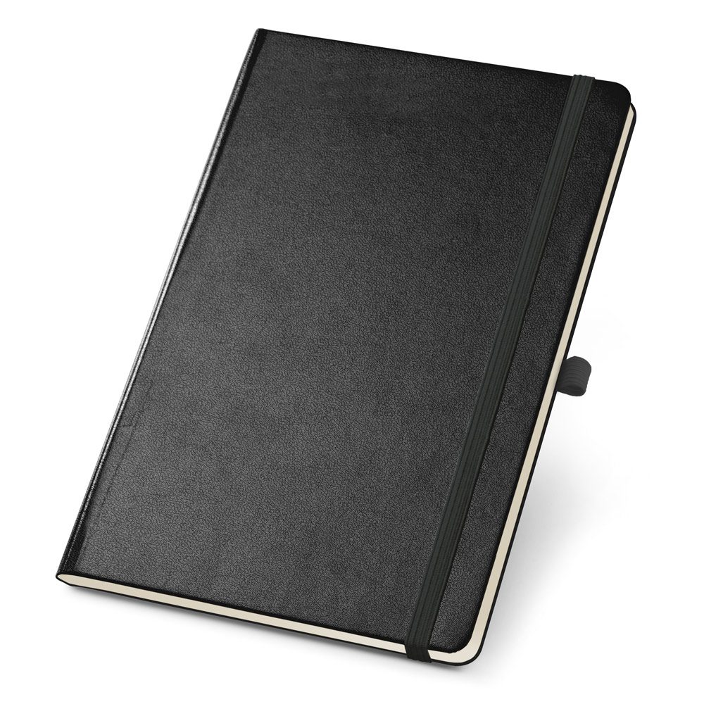 Carnet A5 ligné, coloris Noir