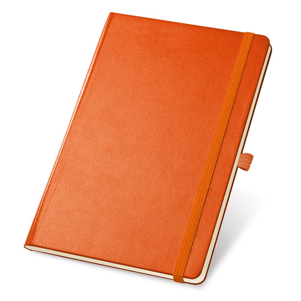 Carnet A5 ligné, coloris Orange