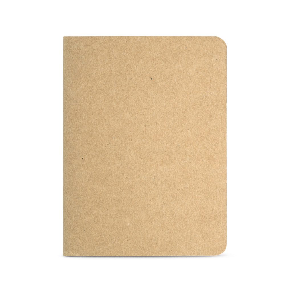 Le carnet kraft vu de face
