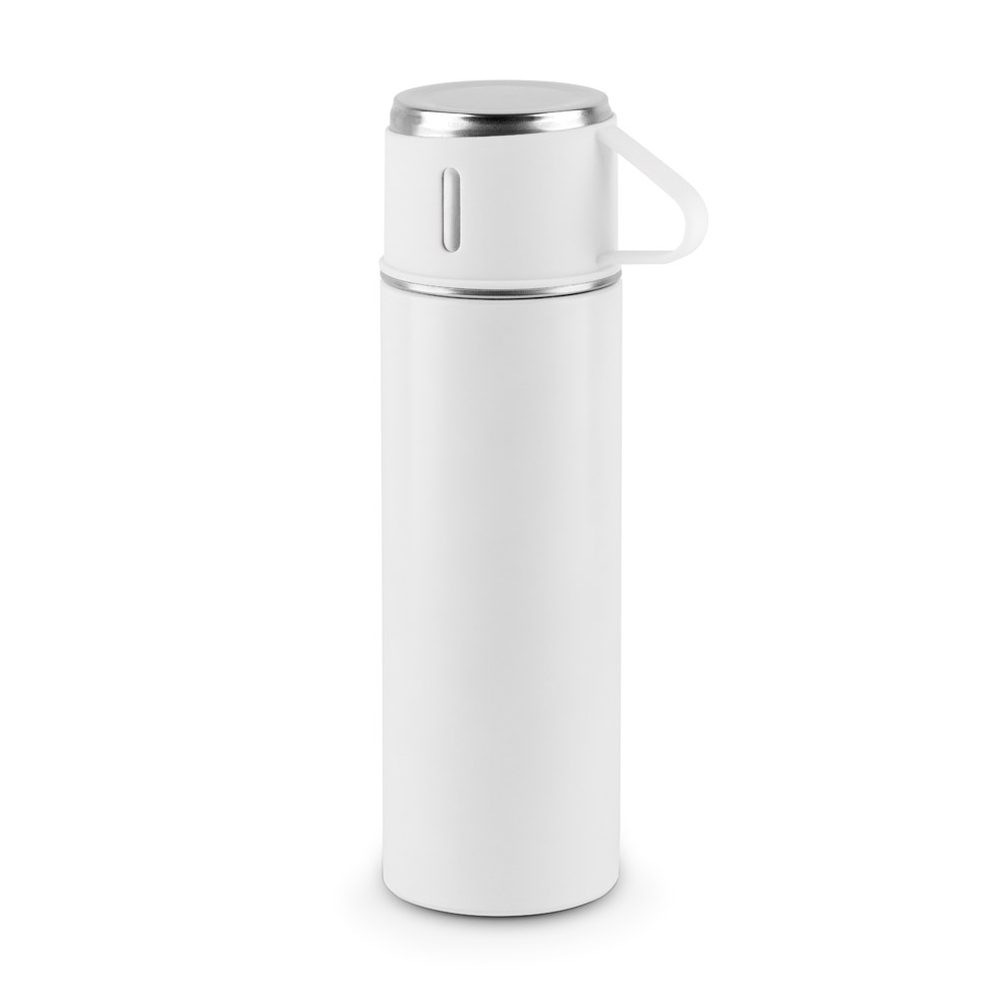 Gourde isotherme inox 490 ml, coloris Blanc