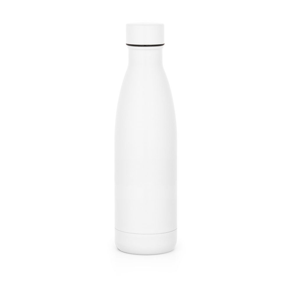 Gourde isotherme inox 520 ml, coloris Blanc