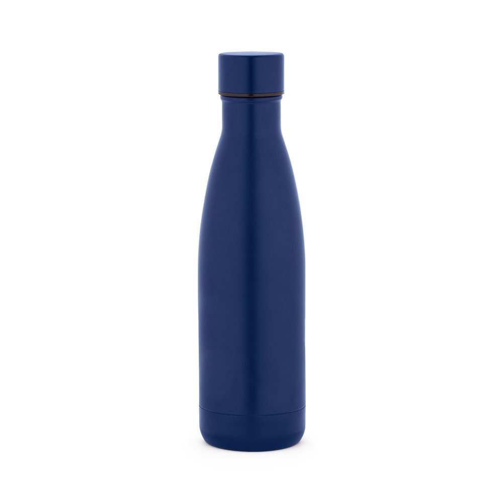 Gourde isotherme inox personnalisable 520 ml, coloris Bleu marine