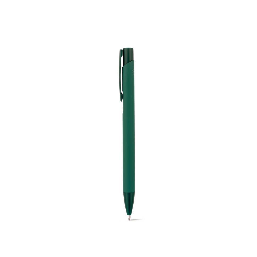 Stylo en aluminium recyclé, coloris Vert foncé