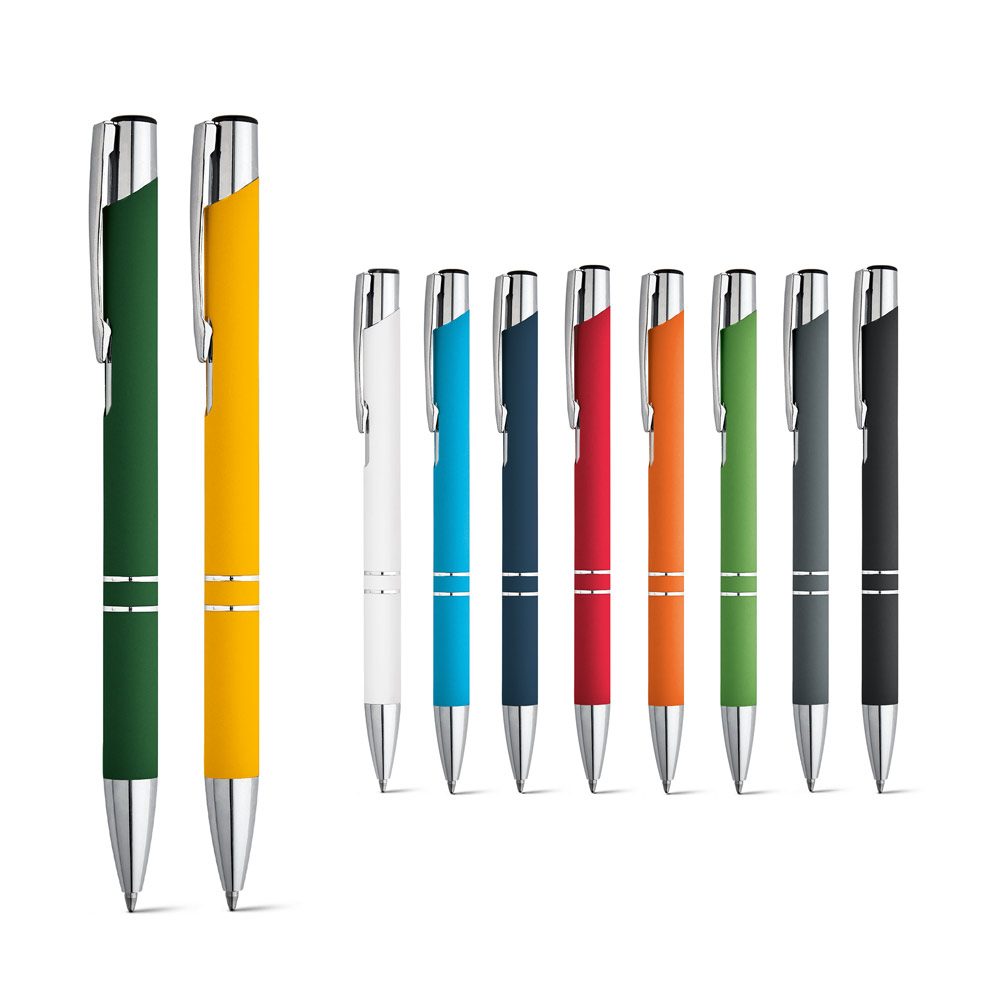 Le stylo aluminium soft-touch, dix coloris