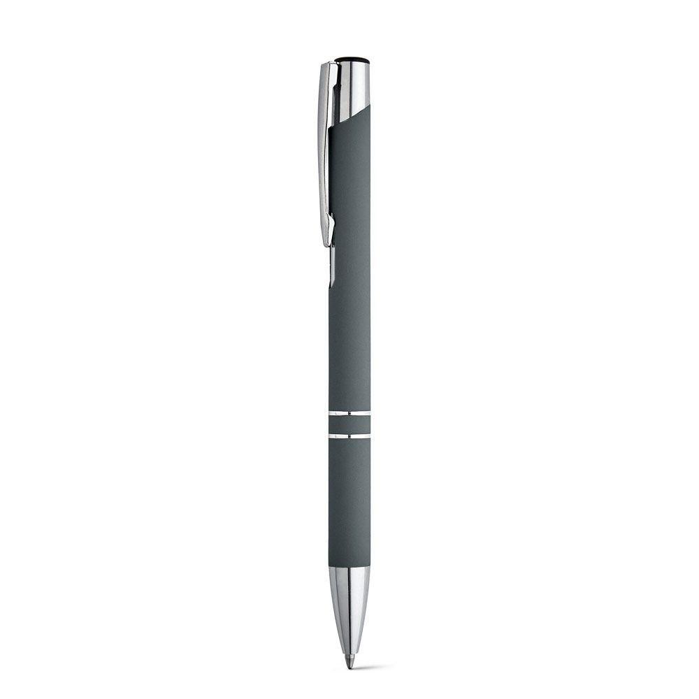 Stylo aluminium soft-touch, coloris Gris