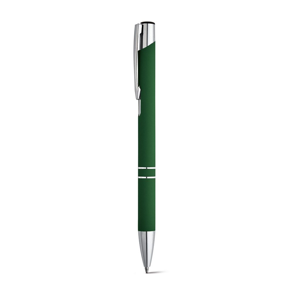Stylo aluminium soft-touch, coloris Vert