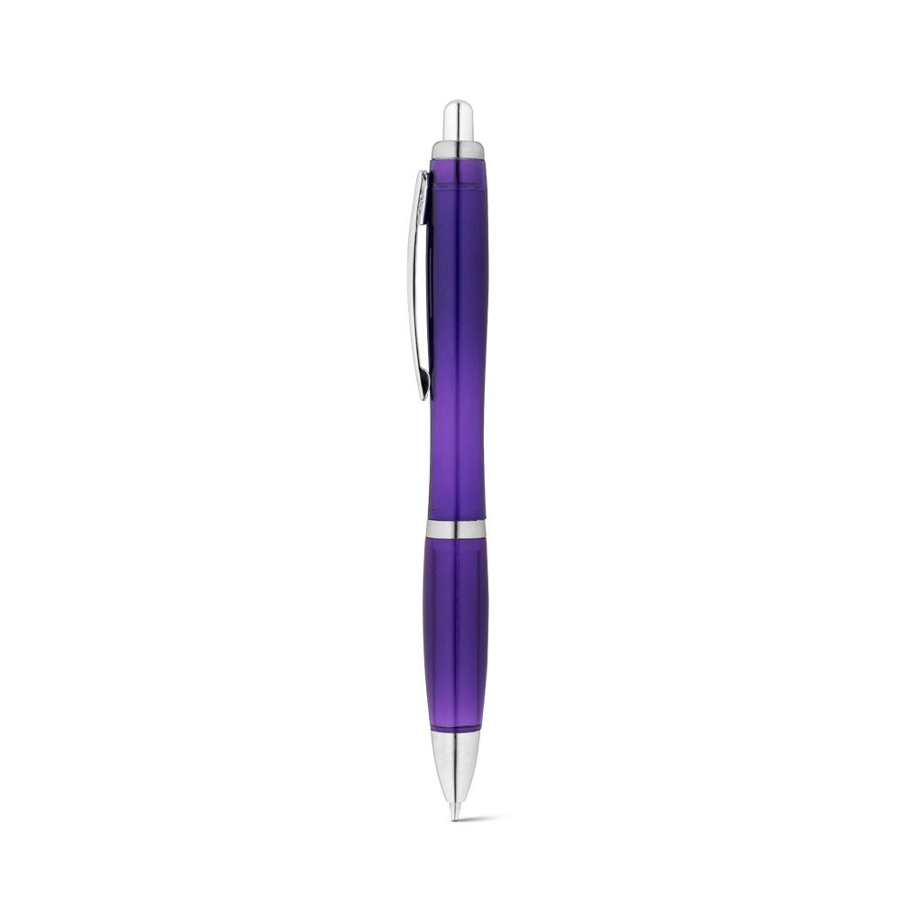 Stylo en plastique recyclé, coloris Violet