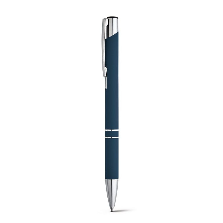 Stylo bille aluminium soft-touch