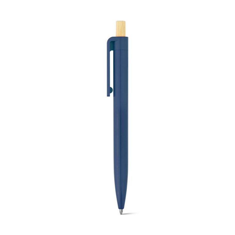 Stylo bille recyclé bouton bambou