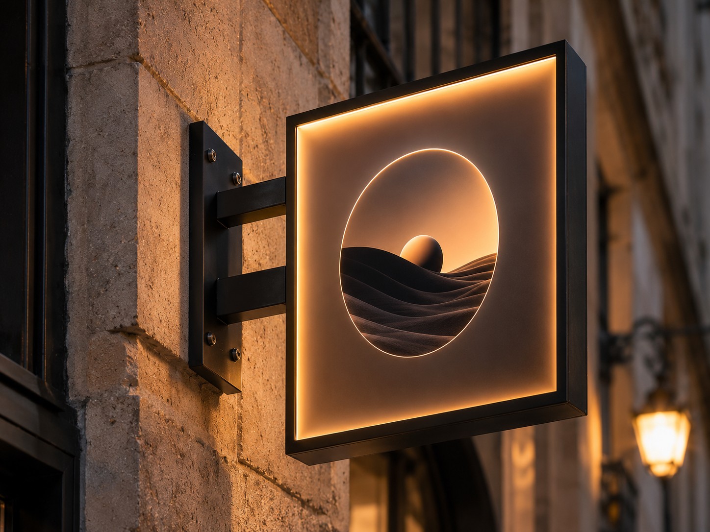 Détail d'une enseigne réalisée à Marseille