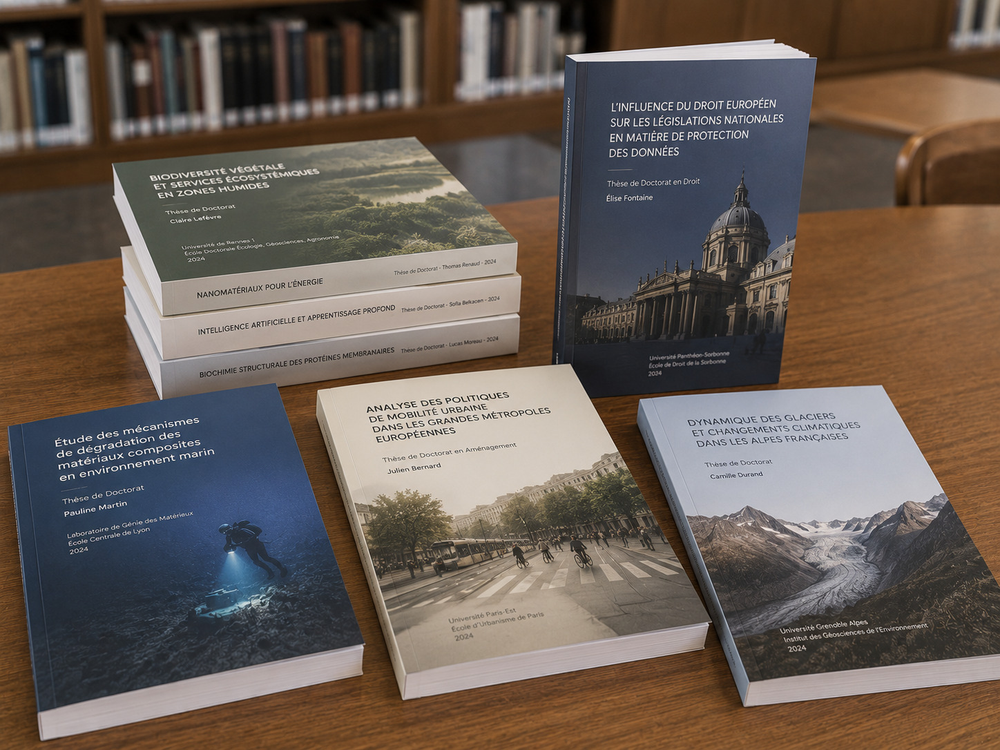 Reliure de thèse et mémoire réalisée à Marseille