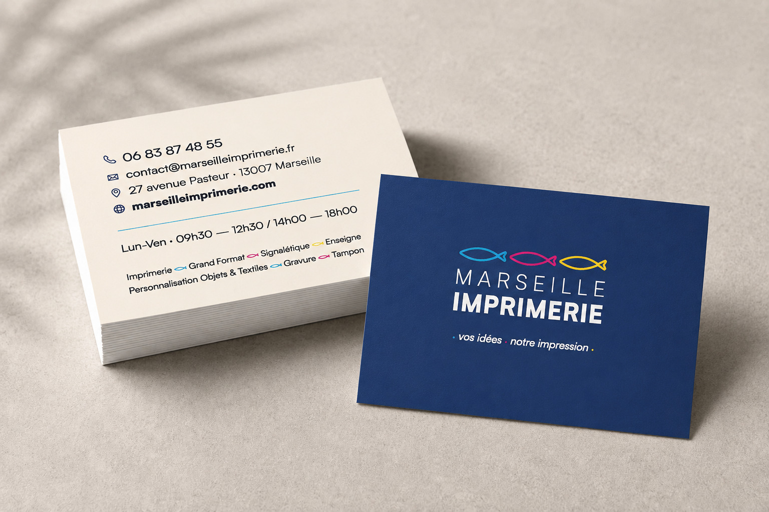 Atelier d'impression à Marseille — impressions réalisées par Marseille Imprimerie au 27 avenue Pasteur